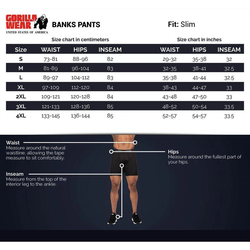 Gorilla Wear Banks Pants Black/Yellow 7 Gorilla Wear Banks Pants Black/Yellow - Afbeelding 5