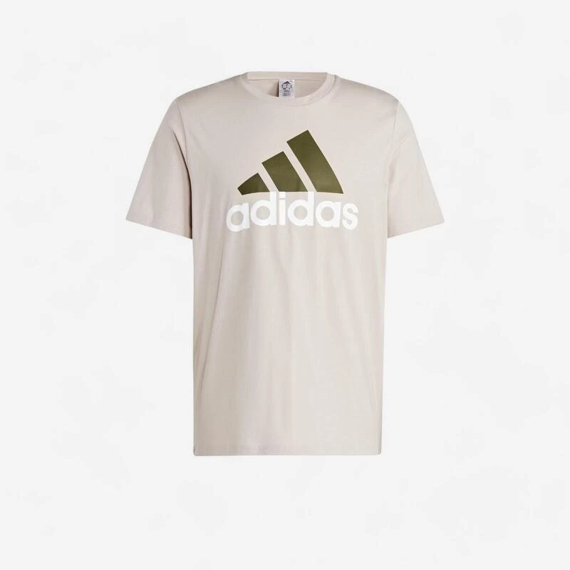 ADIDAS Fitness T-shirt Heren Taupe 3 ADIDAS Fitness T-shirt Heren Taupe