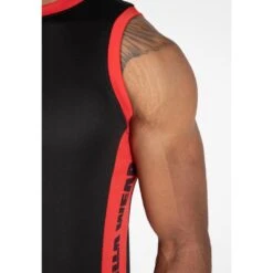 Gorilla Wear Hornell Tank Top - Unisex - Zwart/Rood - S -Regatta Verkoop gorilla wear hornell tank top unisex zwartrood s 4