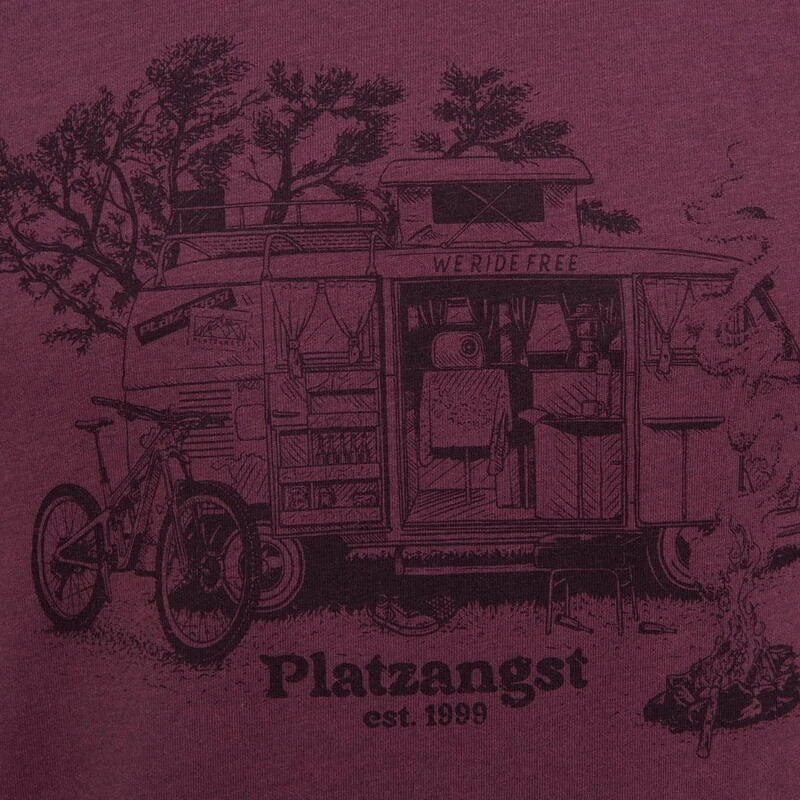 Kamp T-shirt - Paars 4 Kamp T-shirt - Paars - Afbeelding 2