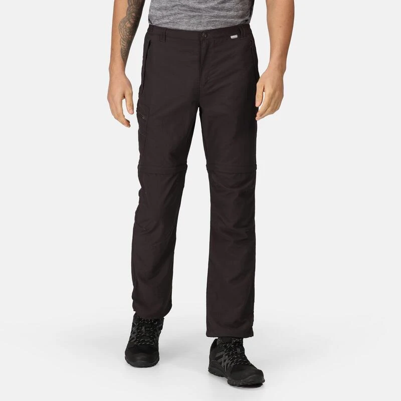 Regatta Leesville II Afritsbare Wandelbroek Voor Heren - Grijs 4 Regatta Leesville II Afritsbare Wandelbroek Voor Heren - Grijs - Afbeelding 2