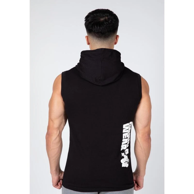 Gorilla Wear Oswego S/L Hooded T-shirt - Black 4 Gorilla Wear Oswego S/L Hooded T-shirt - Black - Afbeelding 2