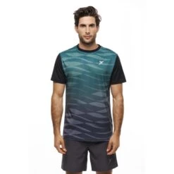 Padel Drop Shot Artemis Print T-shirt Met Korte Mouwen Voor Heren