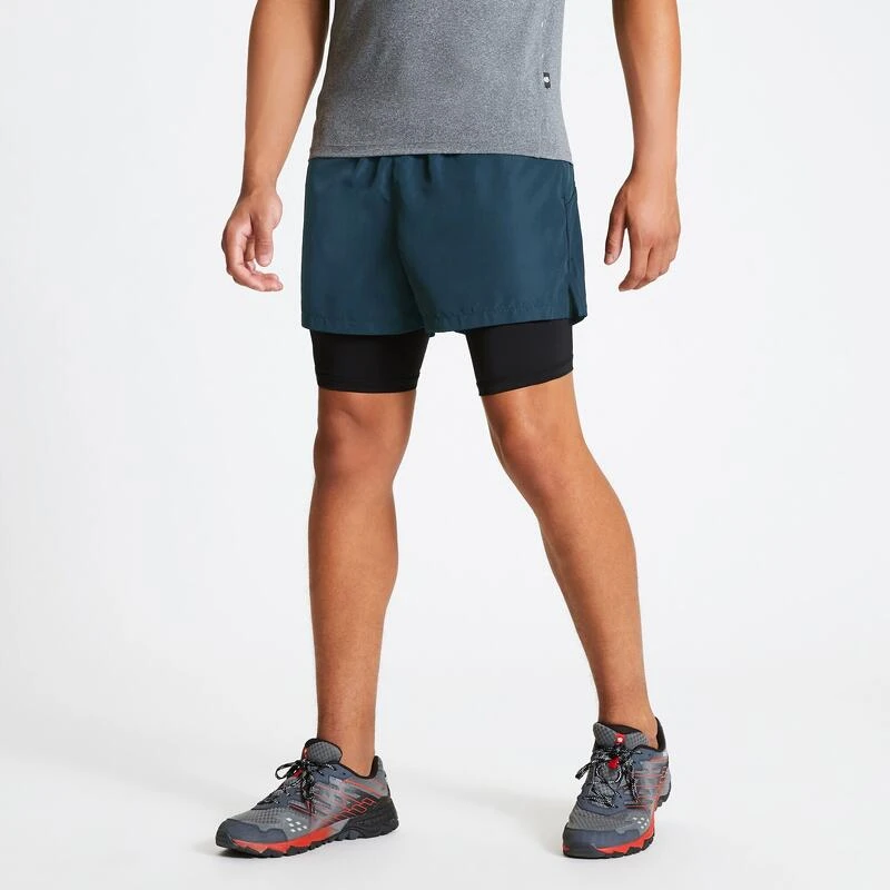 Dare 2b Recreate Heren Fitness Korte Broeken - Blauw / Donkerblauw 6 Dare 2b Recreate Heren Fitness Korte Broeken - Blauw / Donkerblauw - Afbeelding 4