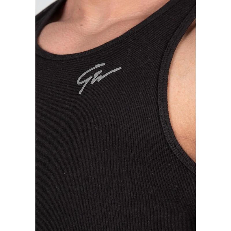 Gorilla Wear Richmond Rib Tank Top Black/Gray 5 Gorilla Wear Richmond Rib Tank Top Black/Gray - Afbeelding 3