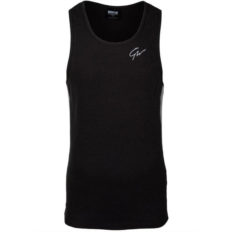 Gorilla Wear Richmond Rib Tank Top Black/Gray 8 Gorilla Wear Richmond Rib Tank Top Black/Gray - Afbeelding 6