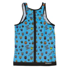 RUNNING SHIRT #COMOUNACABRA Voor HEREN - KAMUABU Blauwe Tanktop -Regatta Verkoop running shirt comounacabra voor heren kamuabu blauwe tanktop 1