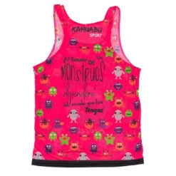 RUNNING SHIRT #MONSTERS Voor HEREN - KAMUABU Roze Tanktop 7 RUNNING SHIRT #MONSTERS Voor HEREN - KAMUABU Roze Tanktop -Regatta Verkoop running shirt monsters voor heren kamuabu roze tanktop 1