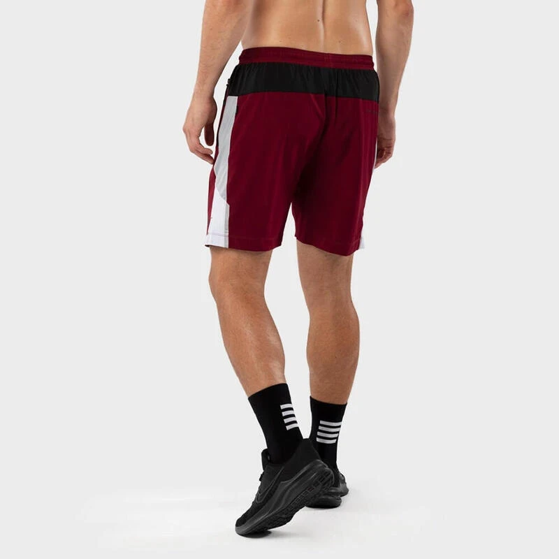 Shorts Fitness SIROKO Air Zoom Bordeaux Heren 4 Shorts Fitness SIROKO Air Zoom Bordeaux Heren - Afbeelding 2