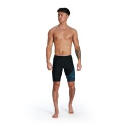 Speedo Medley Logo Jammer - Black/ Pool