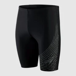 Speedo Medley Logo Jammer - Black/Ardesia -Regatta Verkoop speedo medley logo jammer blackardesia 3