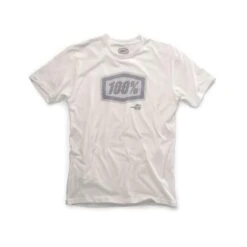 100% T-shirt - Statisch Wit