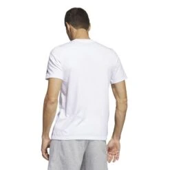 ADIDAS T-shirt Voor Fitness En Soft Training Heren Wit -Regatta Verkoop t shirt voor fitness en soft training heren wit 3