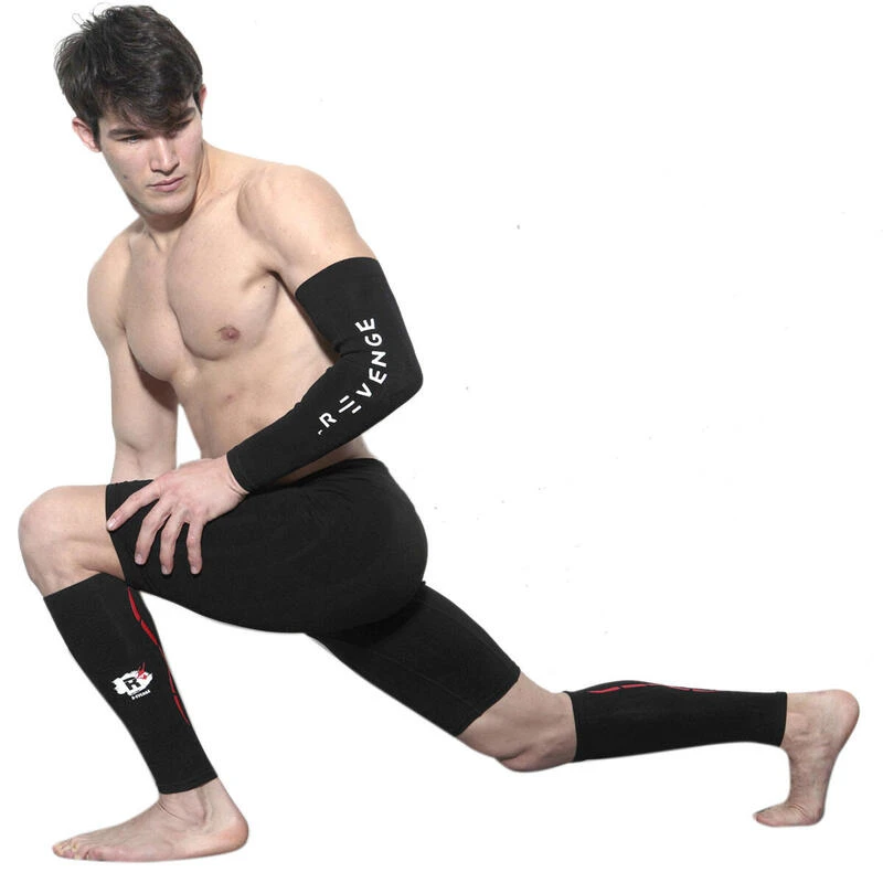 Technische Fietsbroek Heren Fitness Protection Tape Zwart 5 Technische Fietsbroek Heren Fitness Protection Tape Zwart - Afbeelding 3