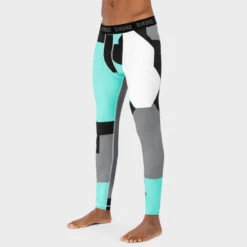 Thermische Onderbroek Wintersport SIROKO Highlights Turquoise Heren