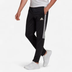 ADIDAS Trainingsbroek Voor Voetbal Sereno Slim Fit 3 Strepen Zwart